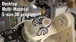 Multi-Material 5-axis 3D printing with Open5x + E3D Toolchanger