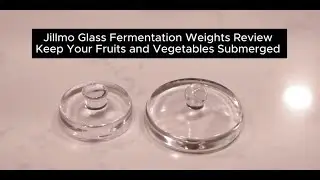 Jillmo Glass Fermentation Weights Review - Keep Your Fruits and Vegetables Submerged!!