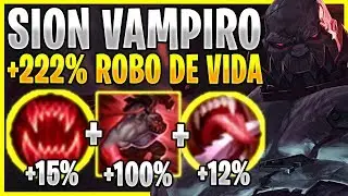 💀¡EL NUEVO SION VAMPIRO CON +222% DE ROBO DE VIDA LES DESESPERA! *INMORTAL EN 1V5*