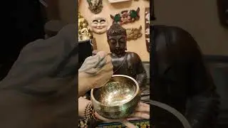 Extraordinary Healing Sounds at a Buddhist store in bangkok , Thailand #short