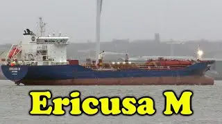 Ericusa M Tanker Inbound to Stanlow on a Foggy River Mersey
