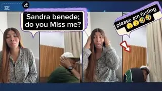Moment Sandra benede asked tekunbi 'do you miss me ' 🤣🤣see his reactions #funnyvideos #money