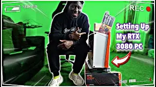 Setting Up My CyberPowerPC RTX 3080 Prebuilt Gaming PC Unboxing - EVGA 3080 FTW3