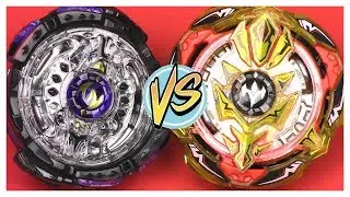 TWIN NEMESIS.3H.Ul VS SCREW TRIDENT.8B.Wd!! Beyblade Burst Battle ベイブレードバースト神