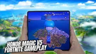 HONOR MAGIC V5 Fortnite Mobile Gameplay | Snapdragon 8 Elite