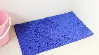 Super soft microfiber chenille rug bathroom chenille microfiber carpet