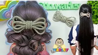 Laço Triplo com Tubo de Strass Adulto e Infantil/ Dicas para iniciantes