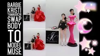 JK Barbie Dolls Collection ~ Barbie Kristi Yamaguchi Swap Body to Model Muse