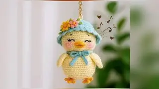 crochet keychain, crochet cute keychain/@YoModaCrochet