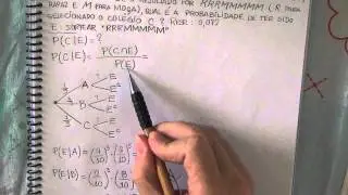 Exercicio de Probabilidade Condicional (Bussab e Morettin)