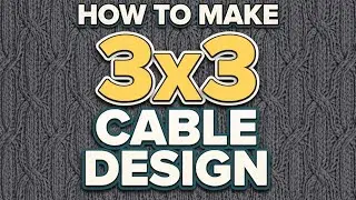 How to make 3x3 cable design | hqpds program 