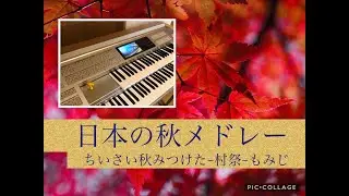 弾いてみた「日本の秋メドレー 」オーケストラアレンジ エレクトーン