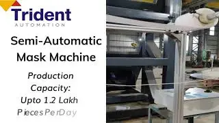 Semi automatic mask machine