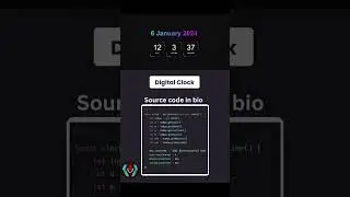 Digital Clock Animation using Html and CSS #html #css #viralvideo #todayviralvideo #trendingshorts