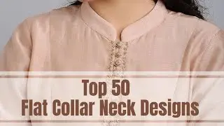 Trending 50+ Flat Collar Neck Designs | Ban Collar Neck Ideas 2026