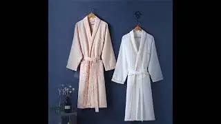 YRF-Robe,Velour Spa Robes Wholesale For Women,Spa Robe,Embroidery Velour Bathrobe,Factory