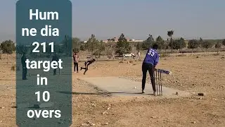 Hum ne dia 211 ka Target in T10 🔥 🔥 🔥 || Cousin Jaguars vs Ghori Falcons || Cricket Highlights