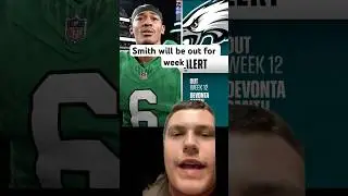 🚨WR Devonta Smith is OUT for the Rams game due to a hamstring injury. #nfl #nfltrending #trending