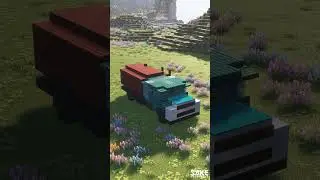 Step-by-Step Shit Truck! 🚚💨 Layer-by-layer build in Minecraft! Get all schematics on Patreon
