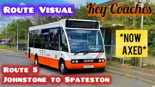 *Now Axed* | Route Visual | Key Coaches | Route 5 | Johnstone-Spateston Circular via Corseford