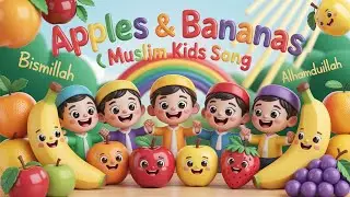 Apples & Bananas 🍎🍌 &mdash; Muslim Kids Song | Fun Islamic Rhyme for Children