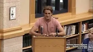Whitman-Hanson Regional School Committee Meeting. June 8, 2022