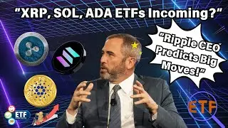#XRP, #Solana, and #Cardano #ETFs on the Horizon | #Ripple CEO Brad Garlinghouse Predicts Big Moves