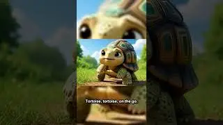 Tortoise Trip - Fun Animated Music Video for Kids - Children's Song #Shorts #children #kid