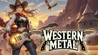 🔥 Металлический Рывок Дикого Запада 🤠 Эпичный Ковбойский Рок | Музыка для Игр и AMV 🎸⚔️