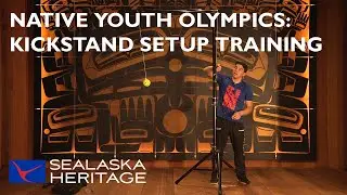 Native Youth Olympics: Kickstand Setup Training