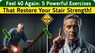 Struggling with Stairs After 60? Try These 5 Game-Changing Moves | Senior Health Tips