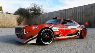 Custom painted MST wheels for RC drift car