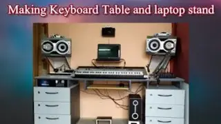 How to make low cost keyboard table and laptop wall mount stand / Joshua creators