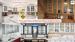 Pros and Cons of Kitchen Glass Cabinet Doors | Kitchen Glass Cabinets: Benefits And Drawbacks