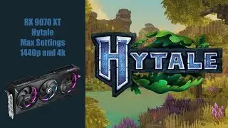 RX 9070 XT Hytale Max Settings; 1440p and 4k