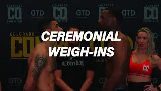 COLORADO COMBAT CLUB 22 OFFICIAL WEIGH-INS #ufc #mma #boxing #wrestling #jiujitsu #kickboxing