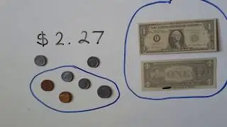 Grade 2 Math  9.7, Dollars and Cents (counting)