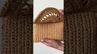 Learn how to crochet trendy summer bag  #beginnerfriendly #crochet