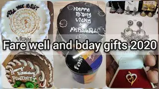 &hearts;️ Accenture Fare well | 2020 b'day cakes and gifts from my sweet friends 🤩 | Most Memorable day 🎂