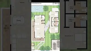 54' x 77' West facing floor plan #floorplan