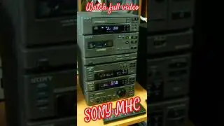 #1990s #sony MHC 2300 #mini #hifi component #system #sound #test @Angelicaaudio