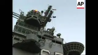 Activity aboard the USS Enterprise as attacks continue.