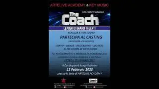 THE COACH 6 - Casting presso Artelive Academy - Iscrizione entro il 20/01/2023