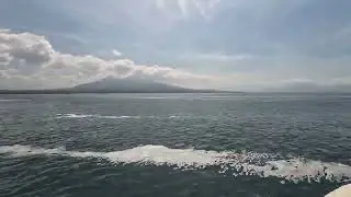 Ferry Ride from Naples to Sorrento 4k with Time Lapse