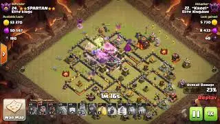 new th9 gohobo war attack