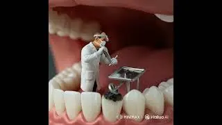 Tiny Dentist, Huge Operation! 🦷😂