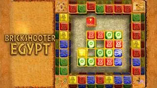 Brickshooter Egypt (-by Playrix Games) - offline match 3 block puzzle game for Android - gameplay.
