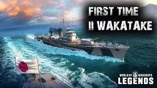 World of Warships  Legends (Gameplay PS5) - First gameplay II WAKATAKE