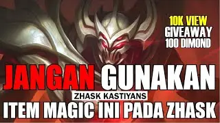 RAHASIA ITEM TERBAIK ZHASK TOP 1 GLOBAL 2021 PART II BEST BUILD GAMEPLAY GUIDE - ZHASK MOBILE LEGEND