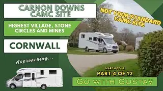 Carnon Downs Club Campsite and the highest village in Cornwall - March Tour Part 4 of 12: